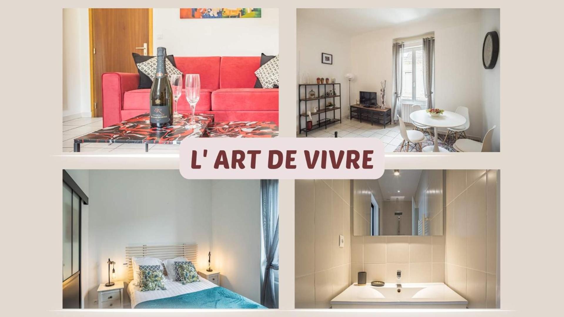 L' Art De Vivre - 3 Min Hypercentre - 4 Personnes Lejlighed Troyes Eksteriør billede